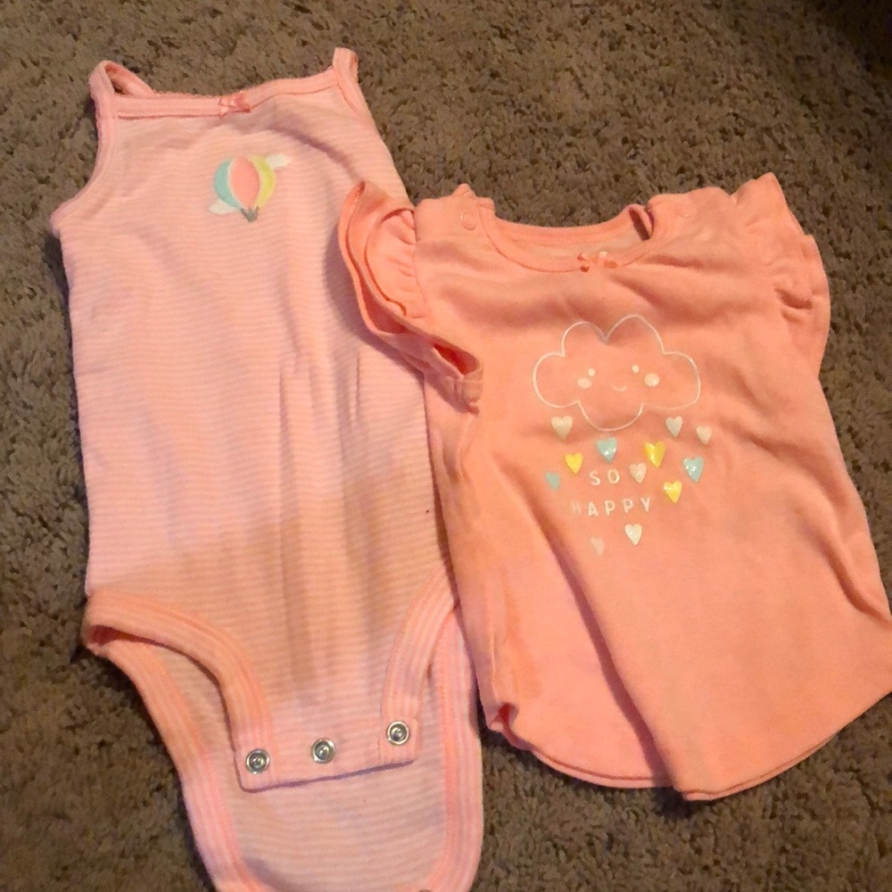 Carter 3 months onesies